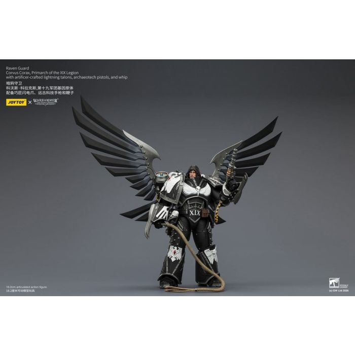 Warhammer 40,000 Action Figure Raven Guard Corvus Corax, Primarch of the XIX Legion 18 cm