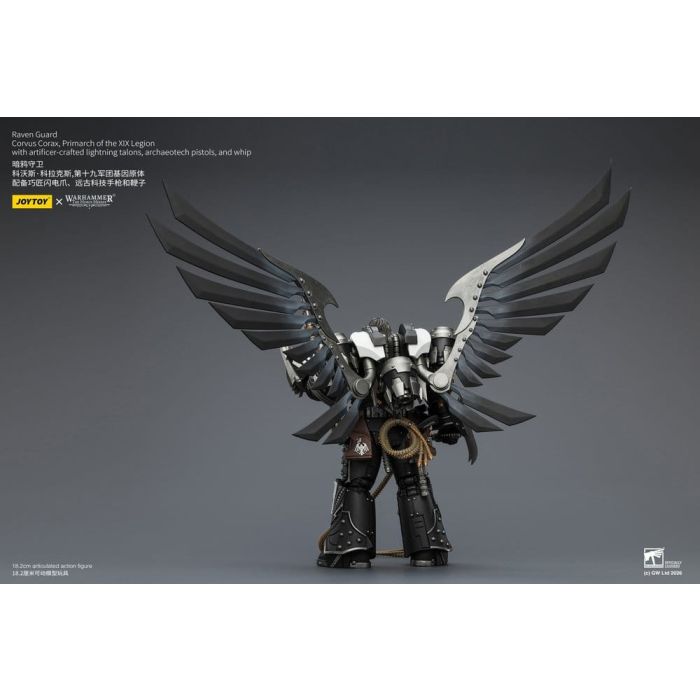 Warhammer 40,000 Action Figure Raven Guard Corvus Corax, Primarch of the XIX Legion 18 cm