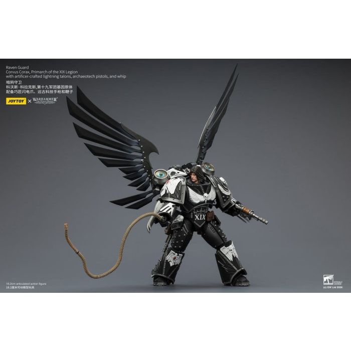 Warhammer 40,000 Action Figure Raven Guard Corvus Corax, Primarch of the XIX Legion 18 cm