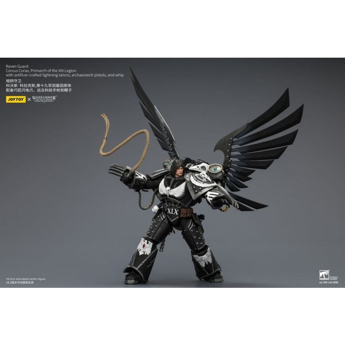 Warhammer 40,000 Action Figure Raven Guard Corvus Corax, Primarch of the XIX Legion 18 cm