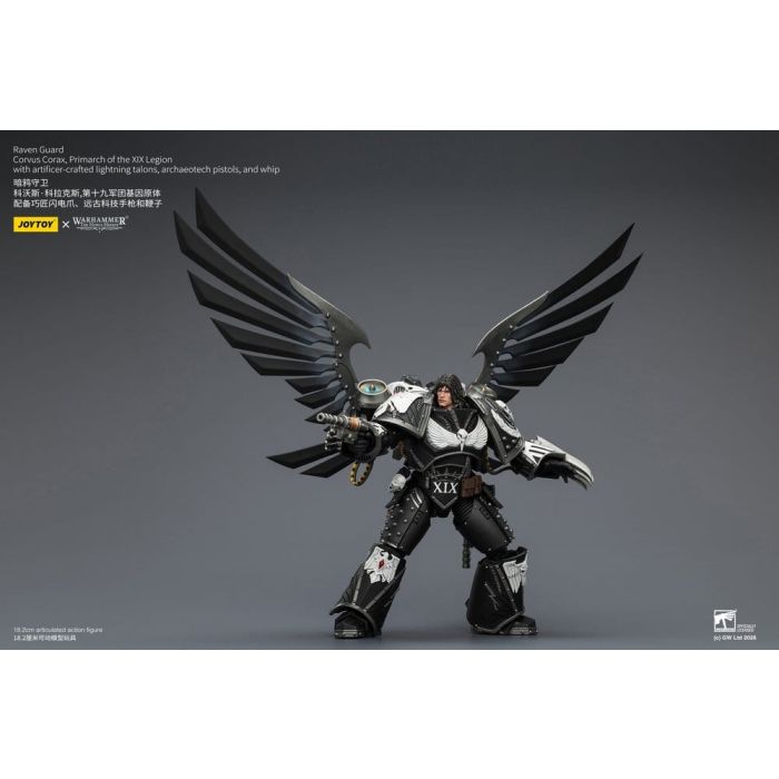 Warhammer 40,000 Action Figure Raven Guard Corvus Corax, Primarch of the XIX Legion 18 cm