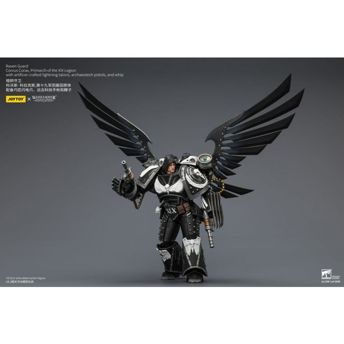 Warhammer 40,000 Action Figure Raven Guard Corvus Corax, Primarch of the XIX Legion 18 cm