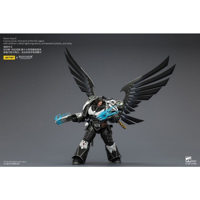 Warhammer 40,000 Action Figure Raven Guard Corvus Corax, Primarch of the XIX Legion 18 cm