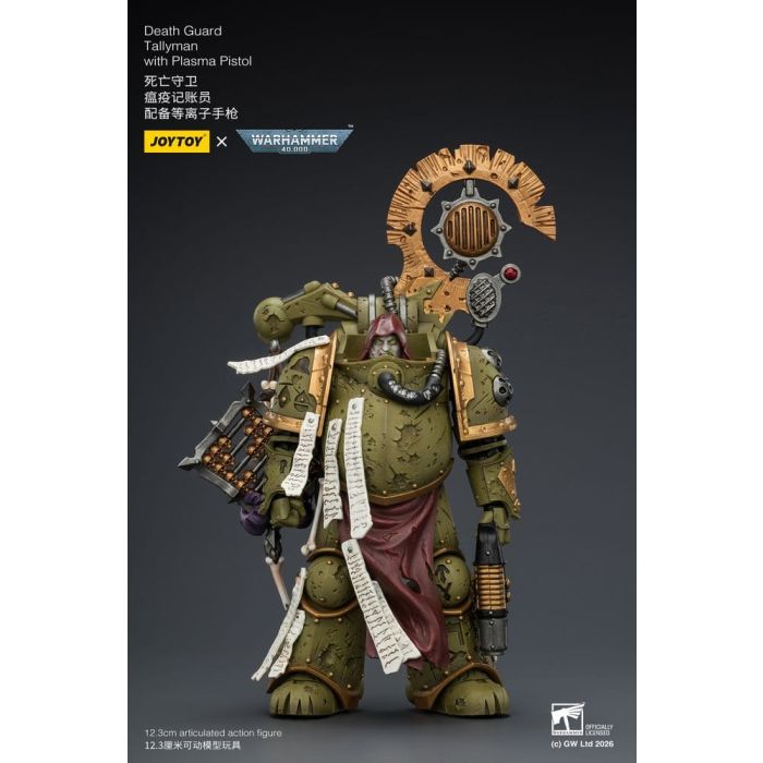 Warhammer 40,000 Action Figure Death Guard Tallyman 12 cm