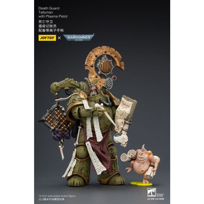 Warhammer 40,000 Action Figure Death Guard Tallyman 12 cm