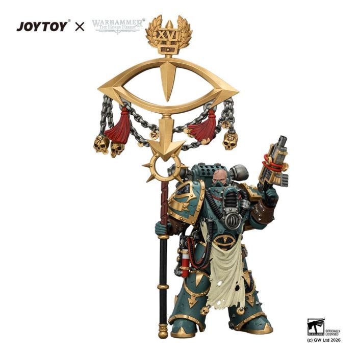 Warhammer Action Figure Sons of Horus Maloghurst the Twisted, the Warmaster's Equerry 13 cm