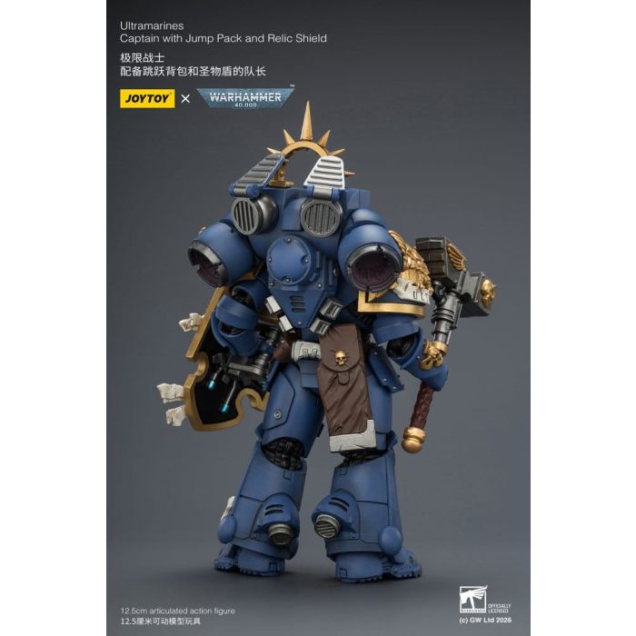 Warhammer Action Figure Ultramarines Captain 13 cm