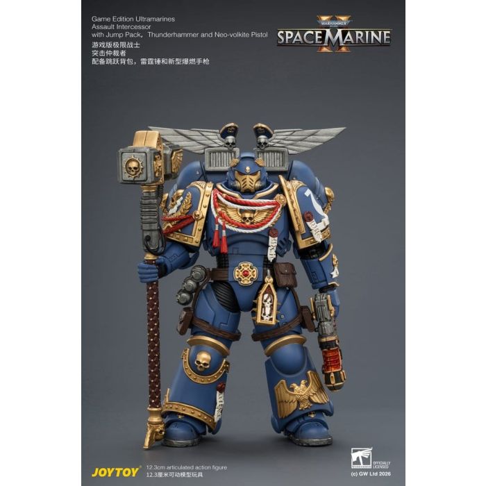 Warhammer Action Figure Game Edition Ultramarines Assault Intercessor 12 cm