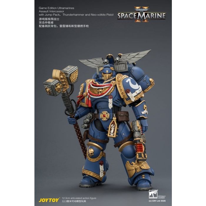Warhammer Action Figure Game Edition Ultramarines Assault Intercessor 12 cm