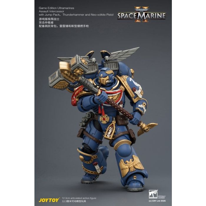 Warhammer Action Figure Game Edition Ultramarines Assault Intercessor 12 cm