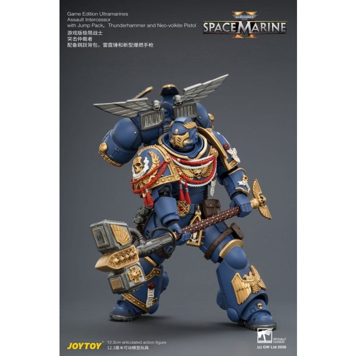 Warhammer Action Figure Game Edition Ultramarines Assault Intercessor 12 cm
