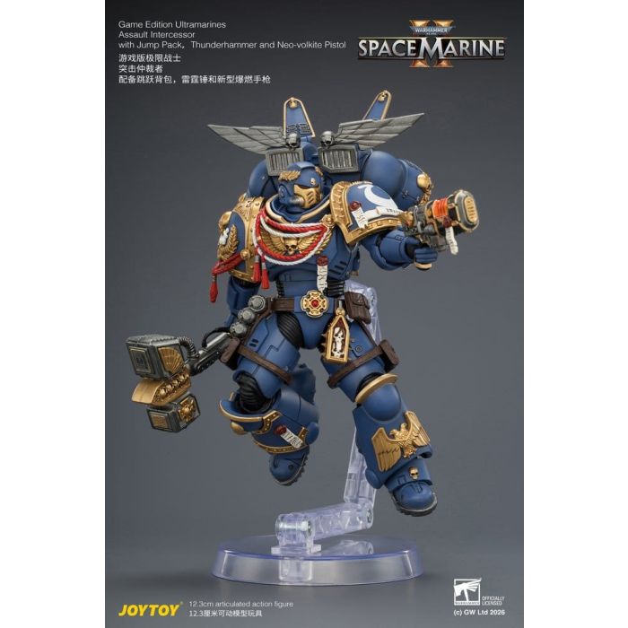 Warhammer Action Figure Game Edition Ultramarines Assault Intercessor 12 cm