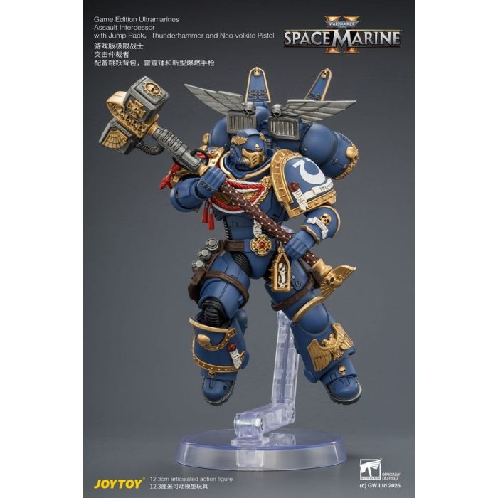 Warhammer Action Figure Game Edition Ultramarines Assault Intercessor 12 cm