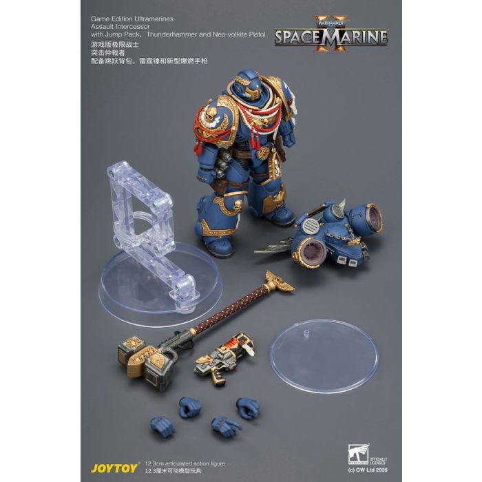 Warhammer Action Figure Game Edition Ultramarines Assault Intercessor 12 cm