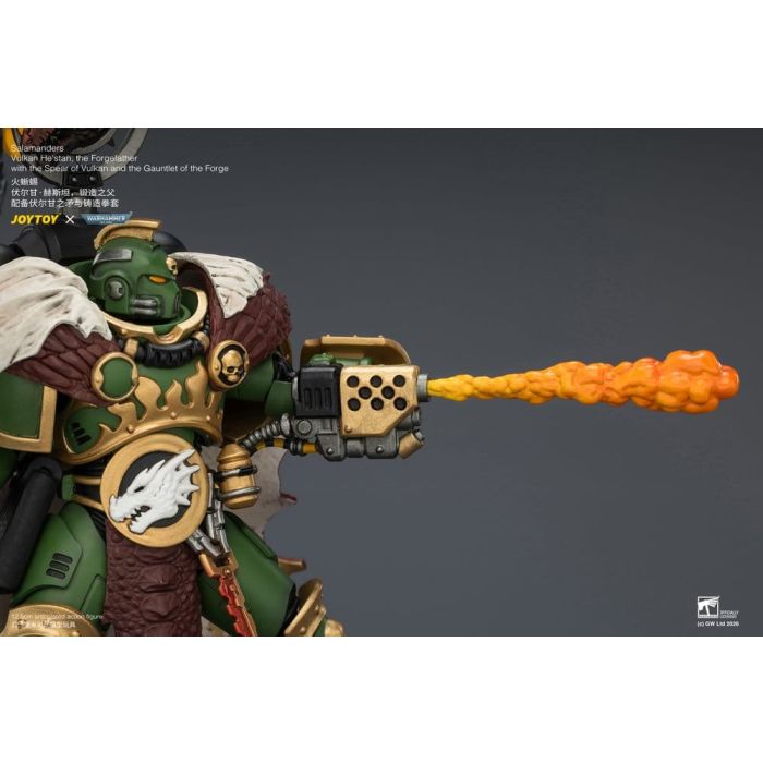 Warhammer Action Figure Salamanders Vulkan He'stan, the Forgefather 13 cm