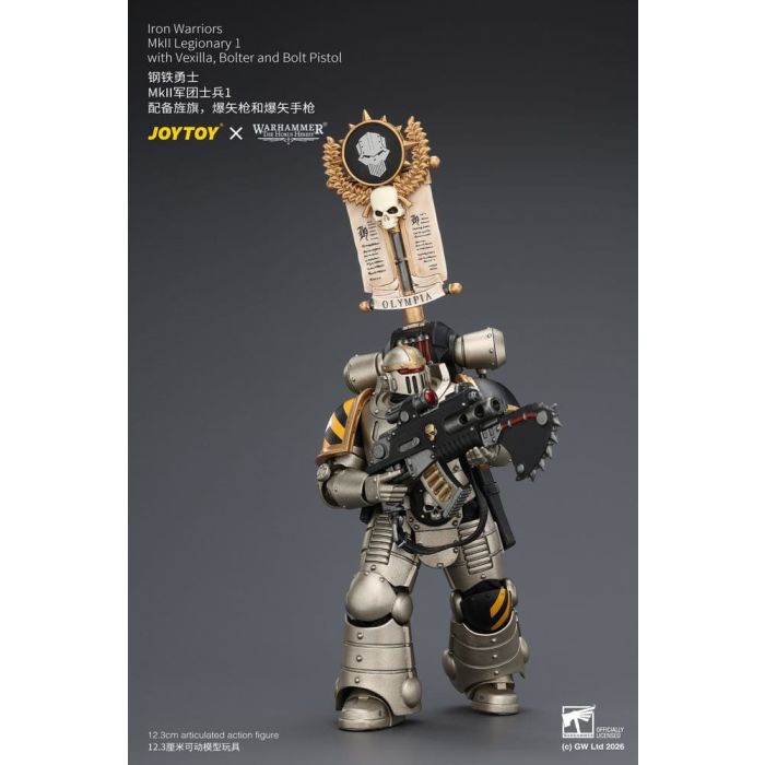 Warhammer The Horus Heresy Action Figure Iron Warriors MkII Legionary 1 12 cm