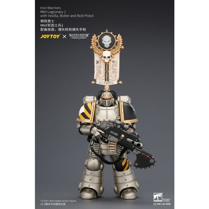 Warhammer The Horus Heresy Action Figure Iron Warriors MkII Legionary 1 12 cm