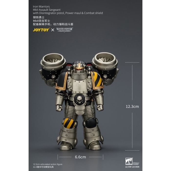 Warhammer The Horus Heresy Action Figure Iron Warriors MkII Assault Sergeant 12 cm