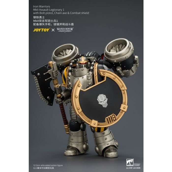 Warhammer The Horus Heresy Action Figure Iron Warriors MkII Assault Legionary 1 12 cm