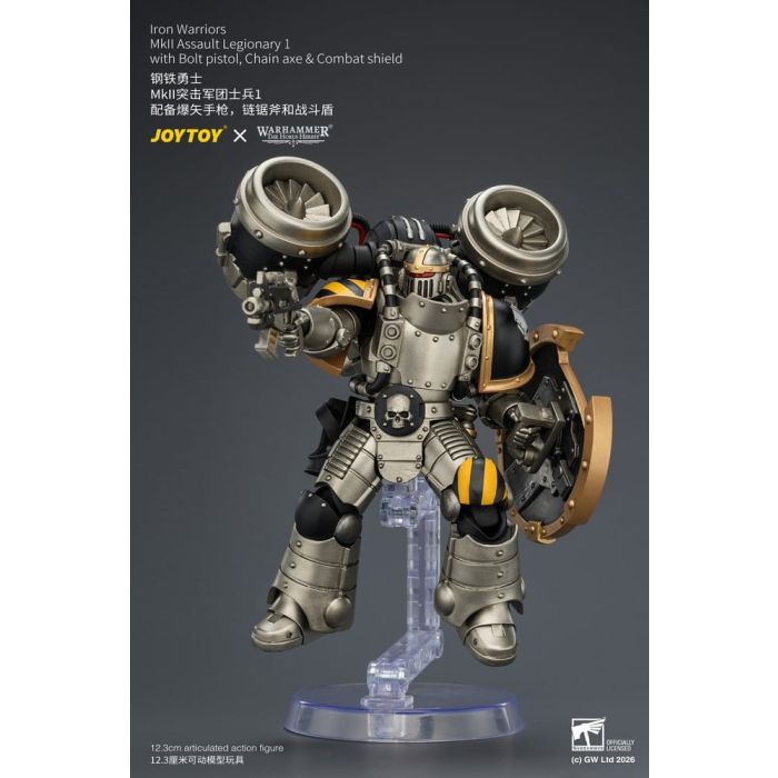 Warhammer The Horus Heresy Action Figure Iron Warriors MkII Assault Legionary 1 12 cm