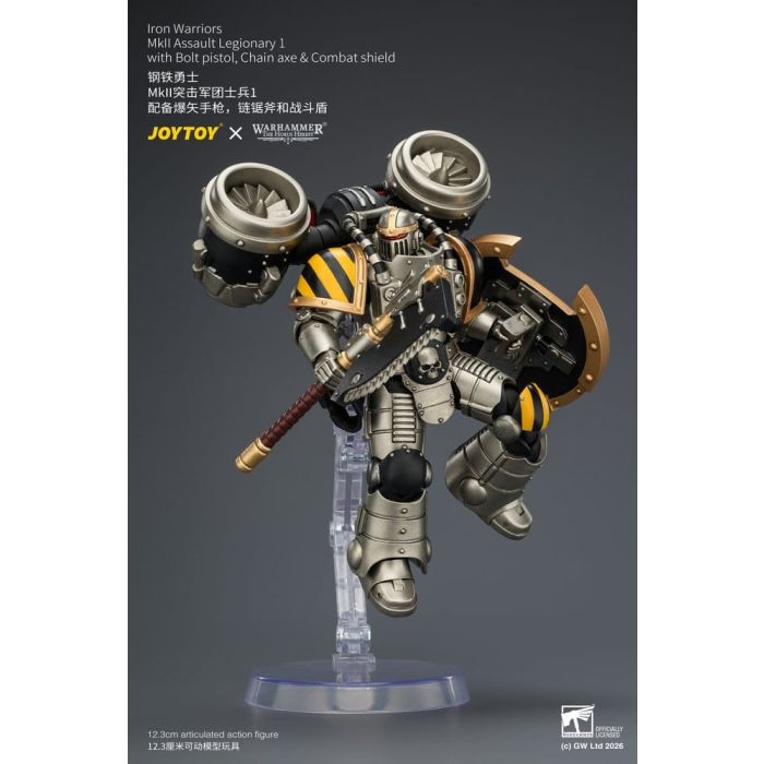 Warhammer The Horus Heresy Action Figure Iron Warriors MkII Assault Legionary 1 12 cm