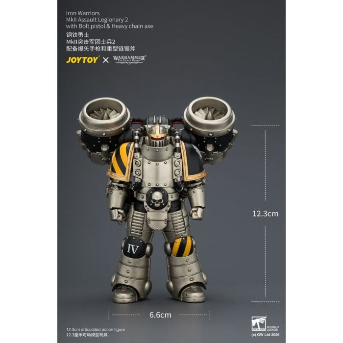 Warhammer The Horus Heresy Action Figure Iron Warriors MkII Assault Legionary 2 12 cm