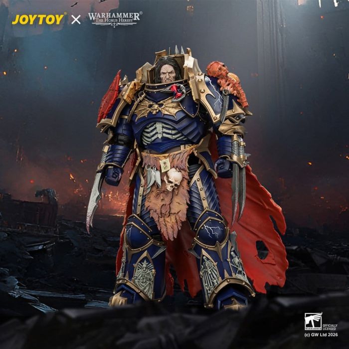 Warhammer The Horus Heresy Action Figure Night Lords Konrad Curze Primarch of the Night Lords Legion 19 cm