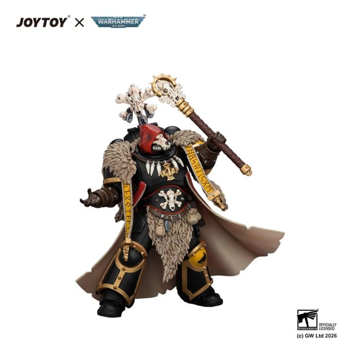 Warhammer Action Figure Space Wolves Wolf Priest 12 cm