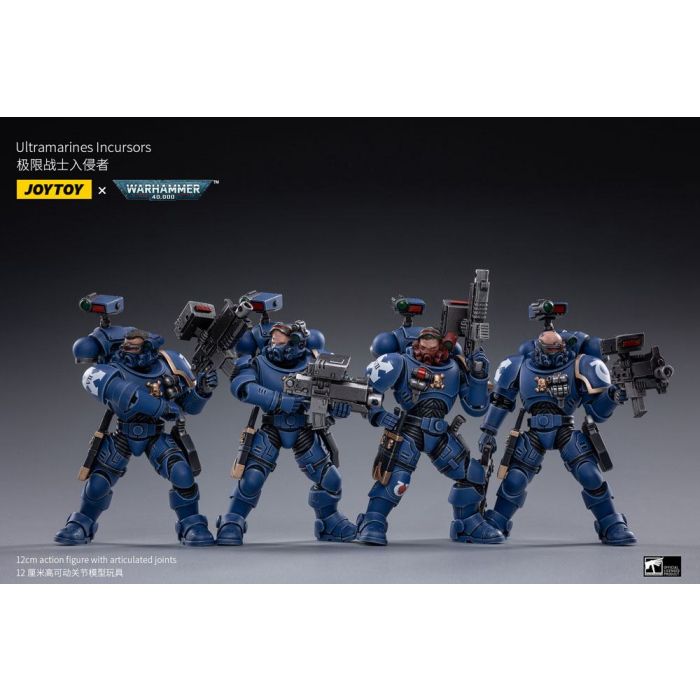 Warhammer 40k Action Figure 4-Pack 1/18 Ultramarines Incursors 12 cm