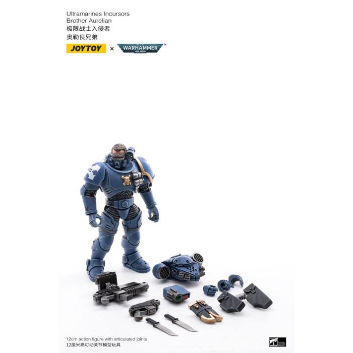Warhammer 40k Action Figure 4-Pack 1/18 Ultramarines Incursors 12 cm