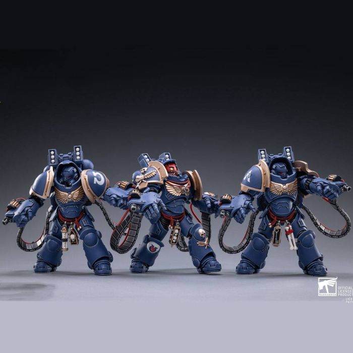 Warhammer 40k Action Figure 3-Pack 1/18 Ultramarines Aggressors 12 cm
