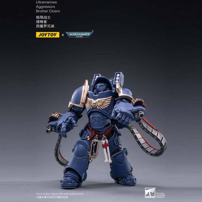 Warhammer 40k Action Figure 3-Pack 1/18 Ultramarines Aggressors 12 cm