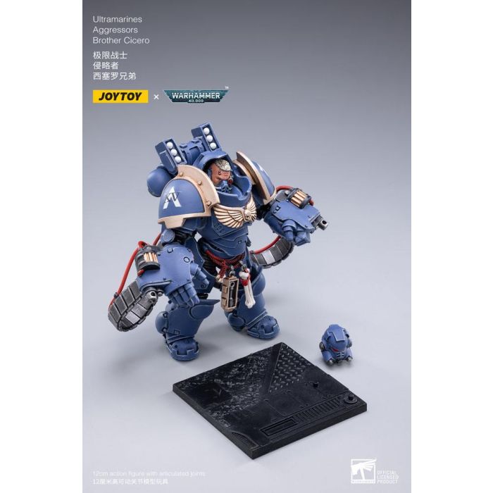 Warhammer 40k Action Figure 3-Pack 1/18 Ultramarines Aggressors 12 cm