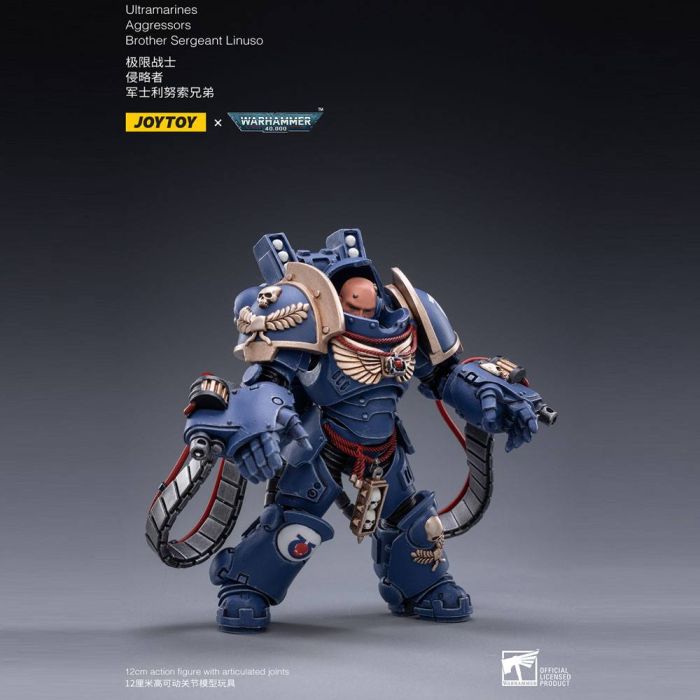 Warhammer 40k Action Figure 3-Pack 1/18 Ultramarines Aggressors 12 cm