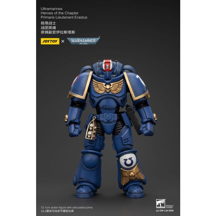 Warhammer 40k Action Figure 1/18 Ultramarines Heroes of the Chapter Primaris Lieutenant Erastus 20 cm