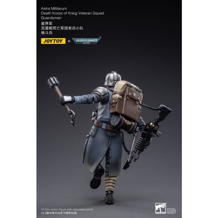 Warhammer 40k Action Figure 1/18 Astra MilitarumDeath Korps of Krieg Veteran Squad Guardsman 11 cm    