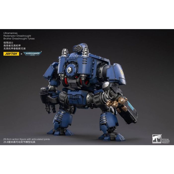 Warhammer 40,000 Action Figure 1/18 Ultramarines Redemptor Dreadnought Brother Dreadnought Tyleas 30 cm Reproduction