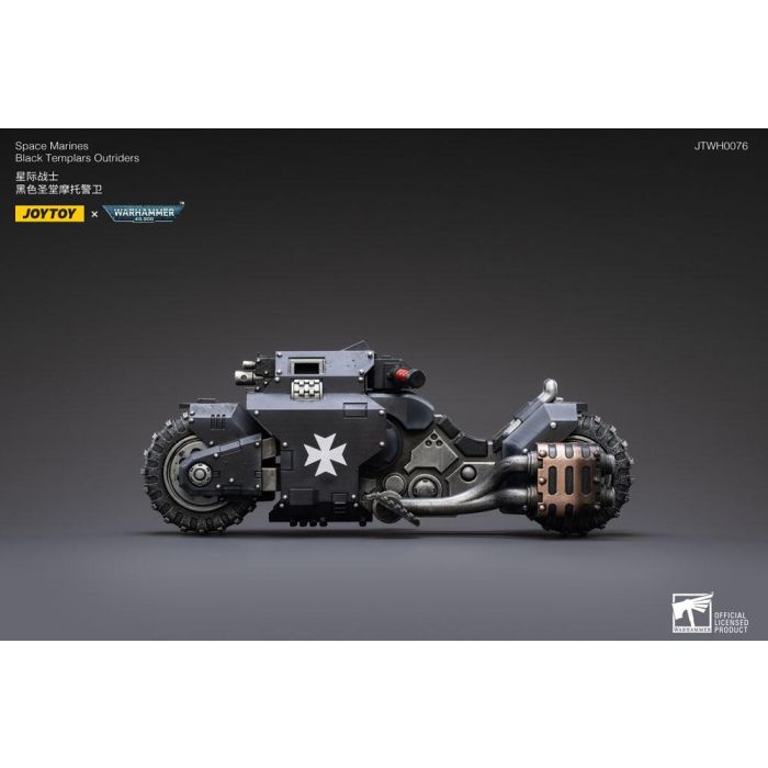 Warhammer 40k Vehicle 1/18 Black Templars Outrider Bike 22 cm