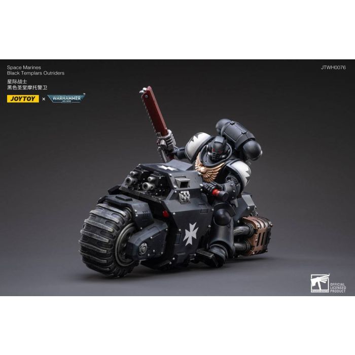 Warhammer 40k Vehicle 1/18 Black Templars Outrider Bike 22 cm