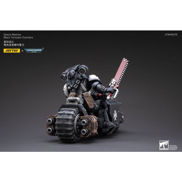 Warhammer 40k Vehicle 1/18 Black Templars Outrider Bike 22 cm