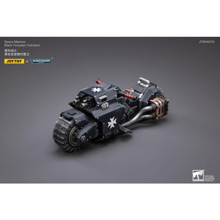 Warhammer 40k Vehicle 1/18 Black Templars Outrider Bike 22 cm