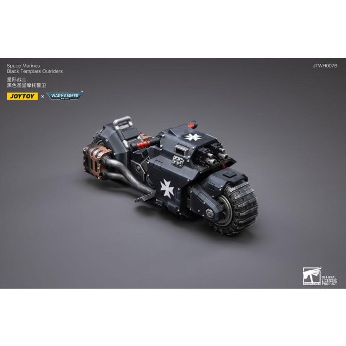 Warhammer 40k Vehicle 1/18 Black Templars Outrider Bike 22 cm