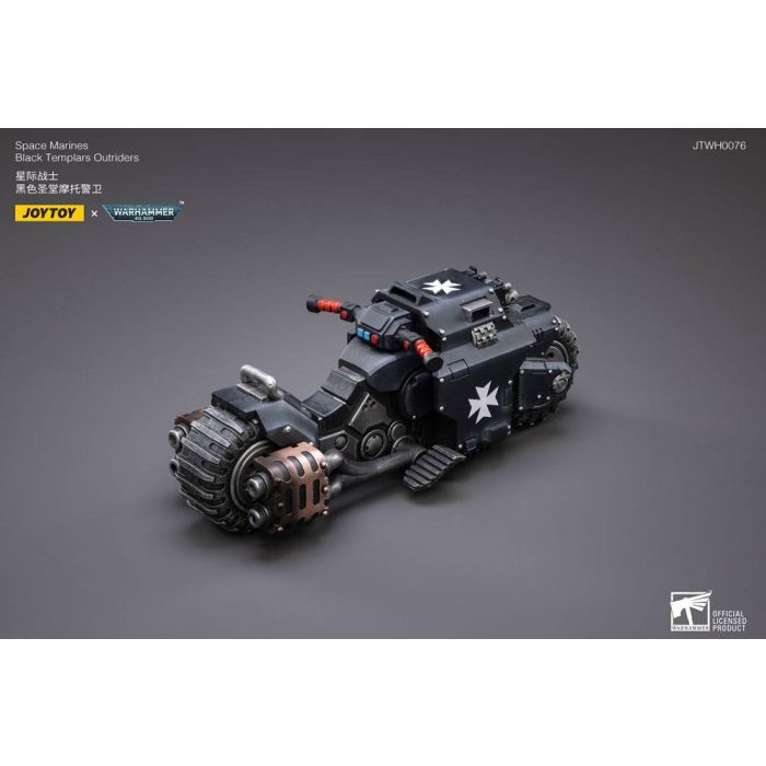 Warhammer 40k Vehicle 1/18 Black Templars Outrider Bike 22 cm