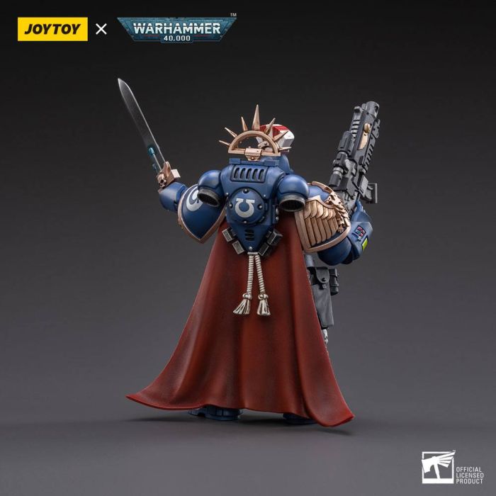Warhammer 40k Action Figure 1/18 Ultramarines Primaris Captain Sidonicus 12 cm