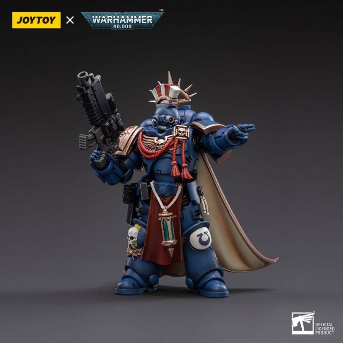 Warhammer 40k Action Figure 1/18 Ultramarines Primaris Captain Sidonicus 12 cm