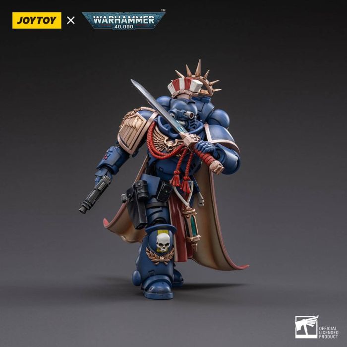 Warhammer 40k Action Figure 1/18 Ultramarines Primaris Captain Sidonicus 12 cm
