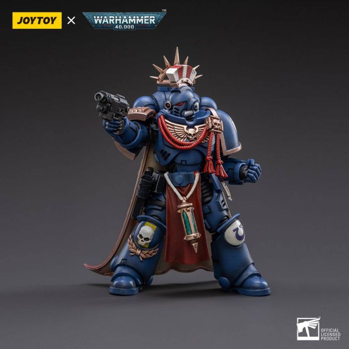 Warhammer 40k Action Figure 1/18 Ultramarines Primaris Captain Sidonicus 12 cm