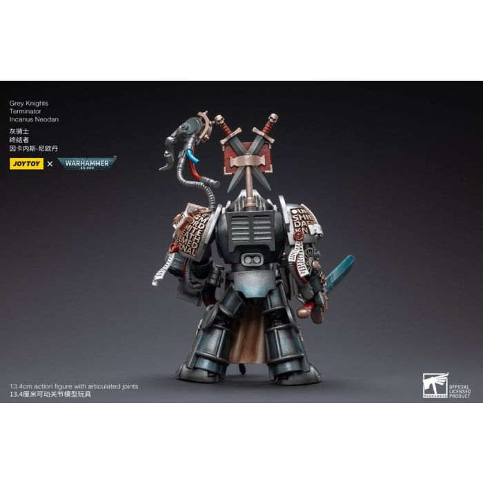 Warhammer 40k Action Figure 1/18 Grey Knights Terminator Incanus Neodan 13 cm