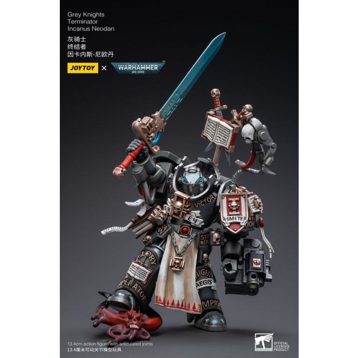 Warhammer 40k Action Figure 1/18 Grey Knights Terminator Incanus Neodan 13 cm