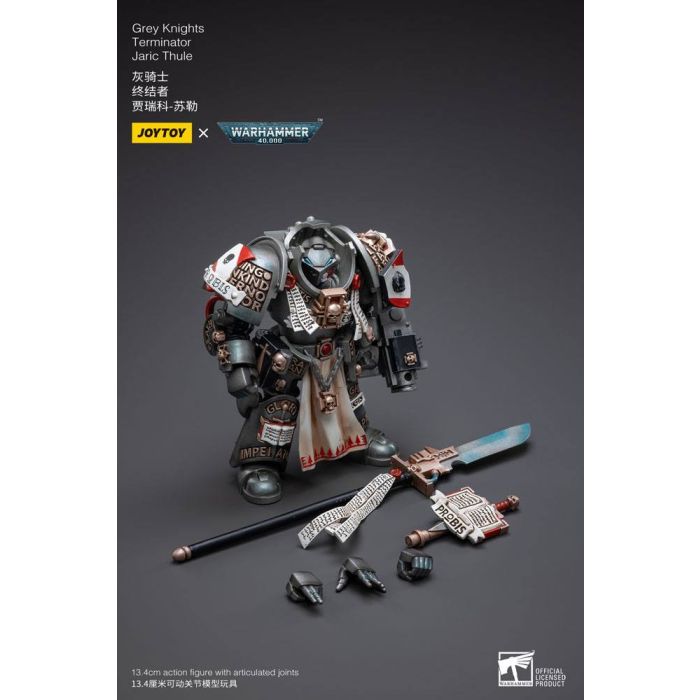 Warhammer 40k Action Figure 1/18 Grey Knights Terminator Jaric Thule 13 cm